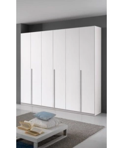 ARMADIO 6 ANTE "GIOTTO" BIANCO GRAFFIATO 258X54X240 CM